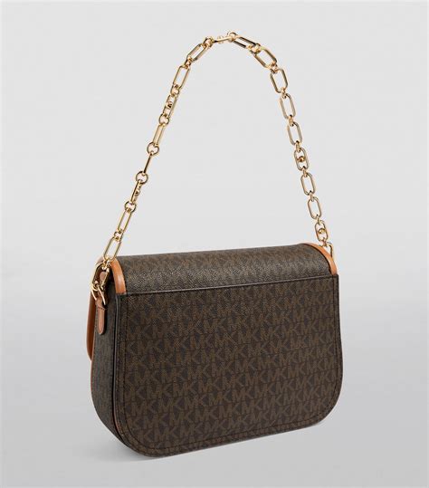 michael kors medium chain messenger signature bag|Michael Kors small Messenger bag.